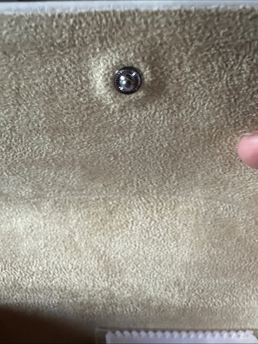 Michael Kors Cream Pebbled Leather Eyewear Case - Picture 3 of 5